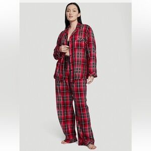 Victoria’s Secret holidays Plaid Red Women's Pajama Set Sz XL